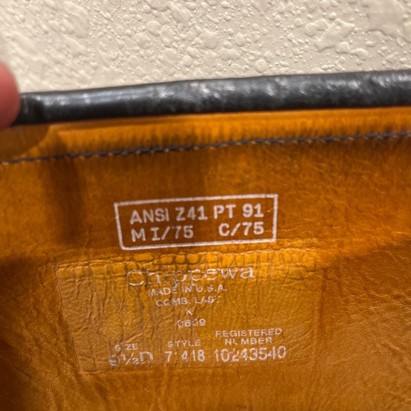 Chippewa Police 71418 Motorcycle Boots 9.5 - Picture 5 of 5